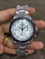 Omega Silver Snoopy Speedmaster Chronograph 7750 Watch - Swiss Replica